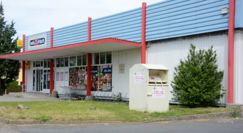 Konsum grocery "nah und frisch" in Hohburg near Leipzig