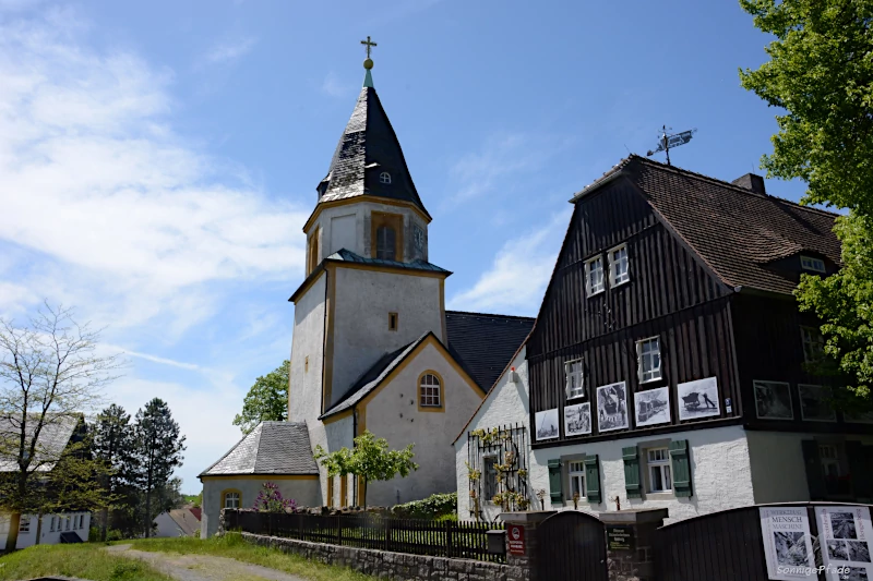 Hohburg, Saxony - Stone worker museum and church