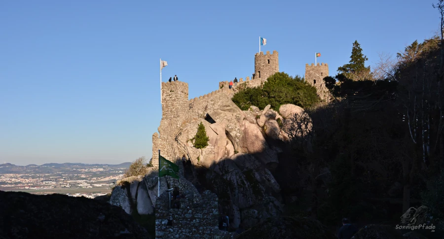 Moorish castle in Sintra, Portugal