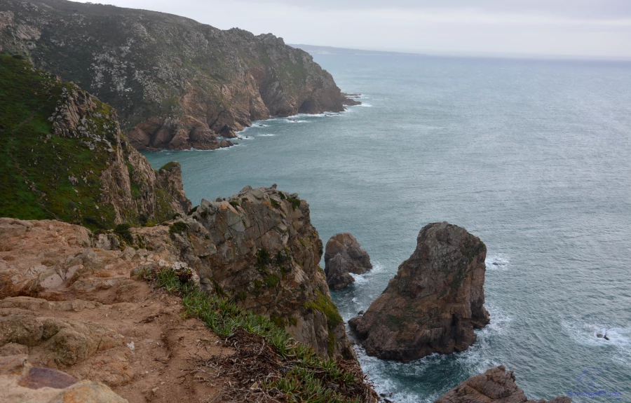 Cabo da Roca in Portugal - westernmost point of continental Europe