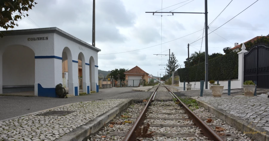 Colares Station of the streetcar near Sintra