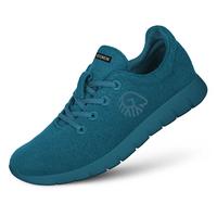 merino shoe in petrol color