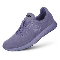 Merino wool shoe ladies in lavender color