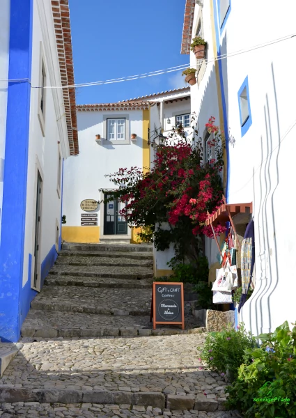 Stairway in Obidos old town