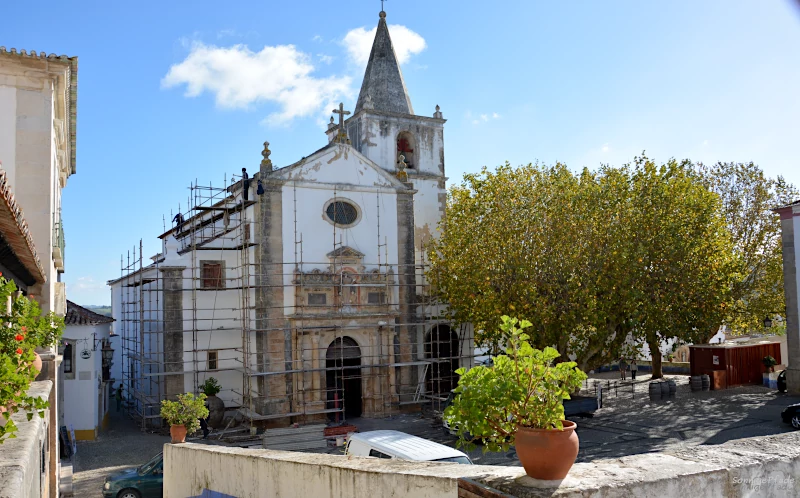 Church Santa Maria in Obidos old town