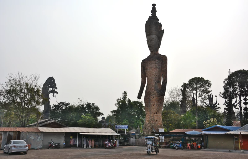 Entrance of the Sala Kaeo Ku Buddha Park in Nong Khai