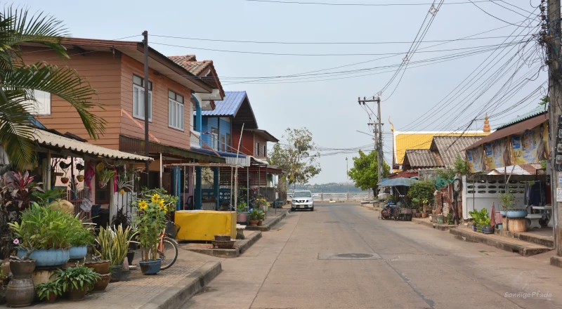 Suburban settlement in the north of Thailand