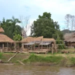 New built Pai river resort in the north of Thailand