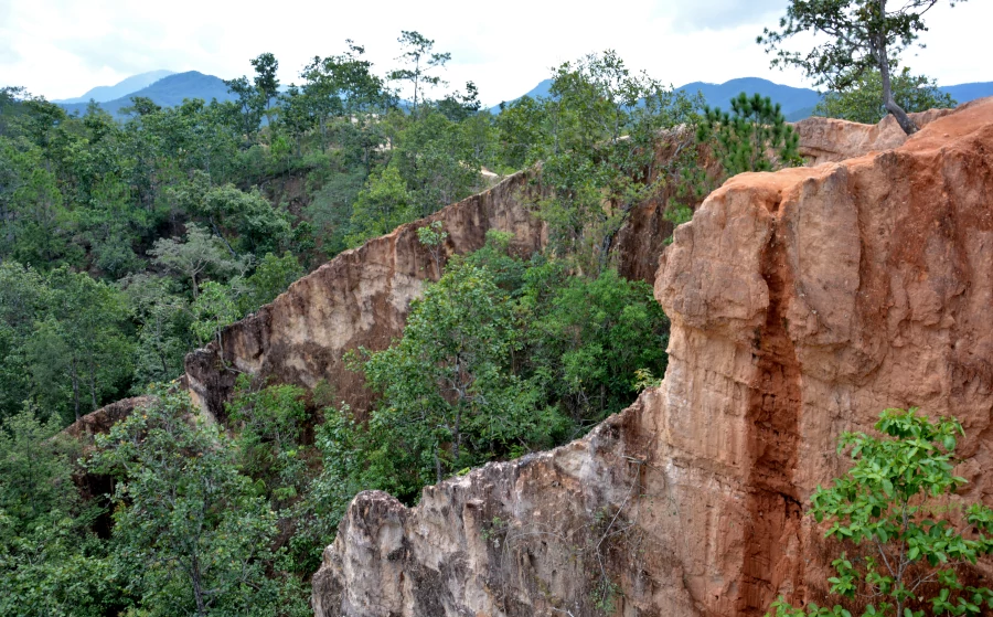 Pai canyon in northern Thailand