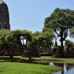 Thailand: Temple ruins and Chedis in the Ayutthaya historical park