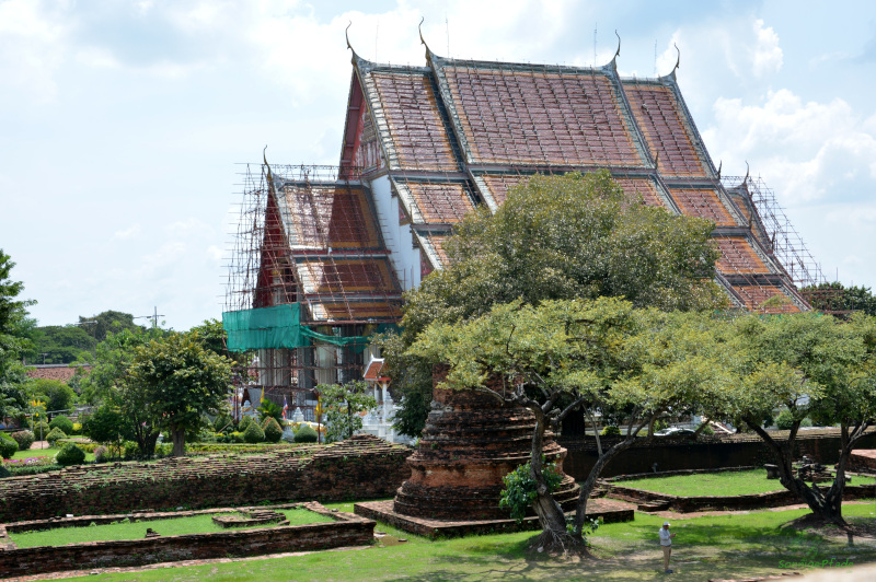 Thailand - temple reconstruction work