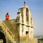 Old portugese Buildings at Diu island in India