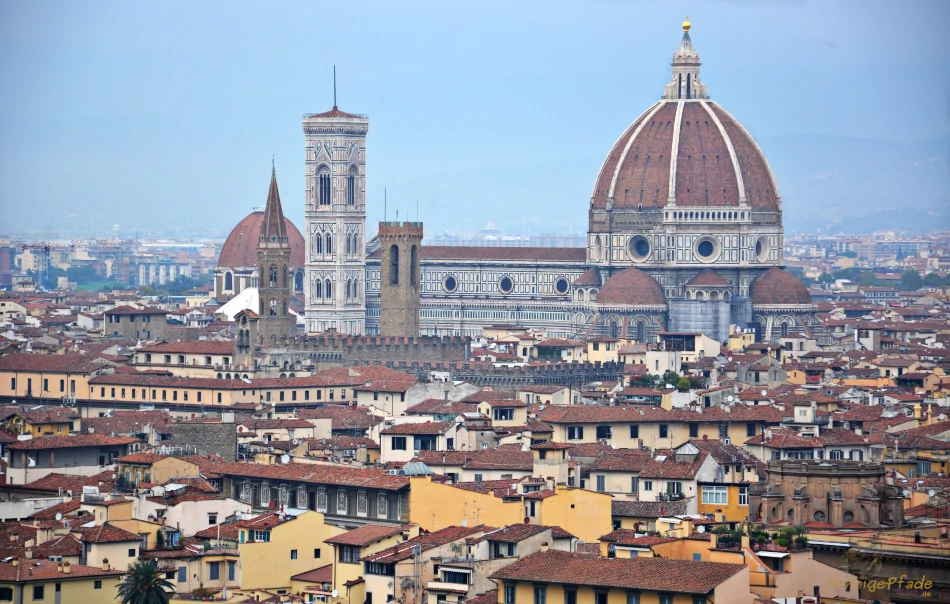 Famous sights in Italy: Cathedral Santa Maria dell‘ Fiore in Florence