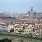 Cultural World Heritage - old renaissance city Florence in Italy