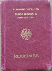 European Passport Frontsite