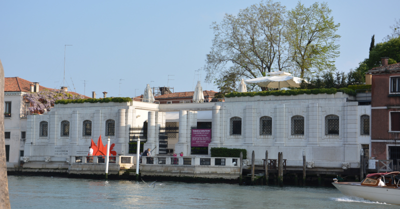 Gallery Peggy Guggenheim in the unfinished Palazzo Ventier de Leoni