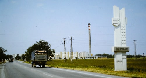 In the Danube - plain in the south of Slovakia year 1989