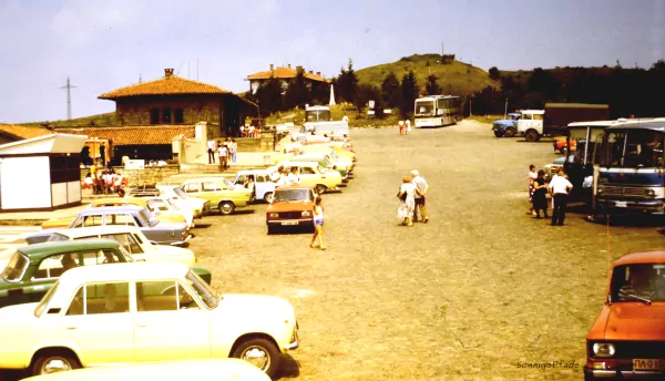 Bulgaria 1989: Car Driver's Rest stop in Stara Planina mountains