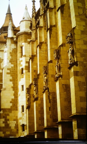 Brasov, Romania 1989: Details at the Black Church