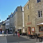 France: Alley in Rosko, Brittany