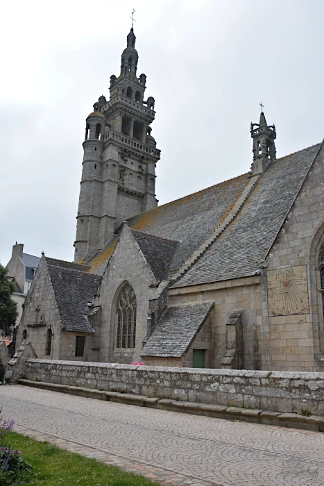 France, Brittany: Notre-Dame-de-Croatz-Batz church in Roscoff