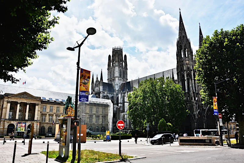 France, Rouen: Abbey church St. Ouen
