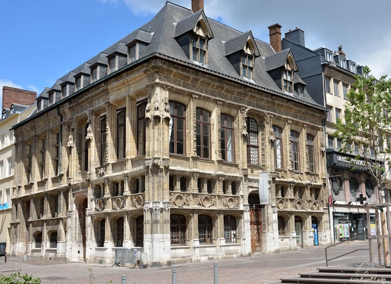 Northern France: Rouen tourist information in an old Merchants house