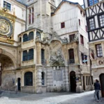 Famous clock in Rouen: Gros Horloge