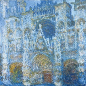 Cathedral Rouen in a painting