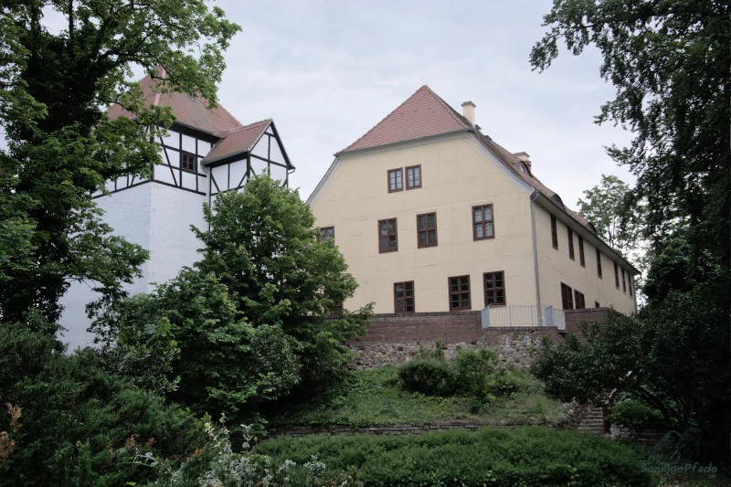 East Germany: Bad Düben castle with landscape museum in Saxony