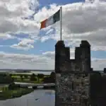 View to the Shannon river in Ireland