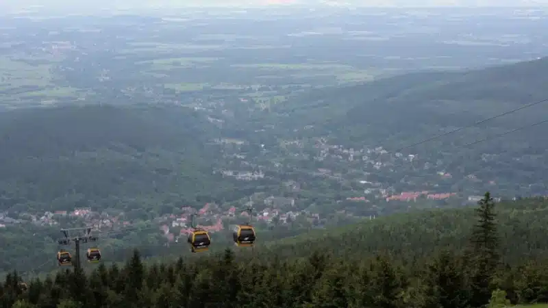 Swieradów Zdrój in the polish Jizerské Mountains