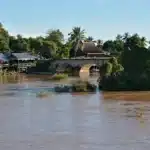Sights in Laos: Old bridge between Don Khon and Don Det, 4000 islands