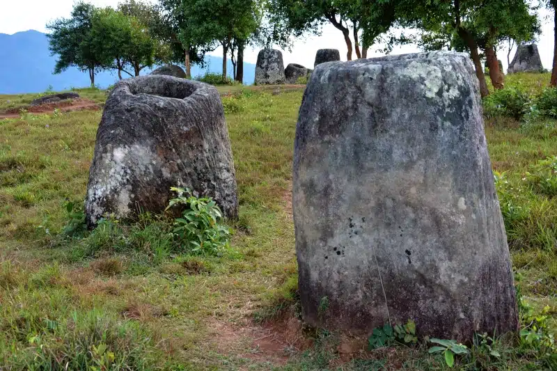 Plain of jars in Laos