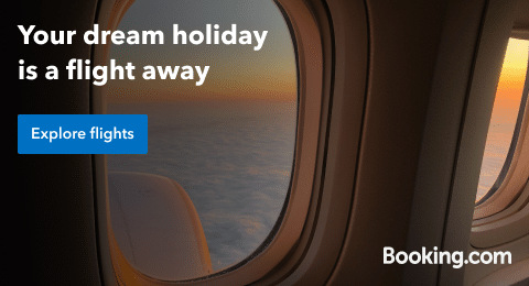 *Advertising booking.com flight search