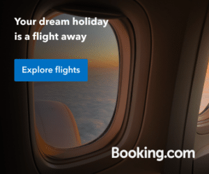 Advertising booking com flight search